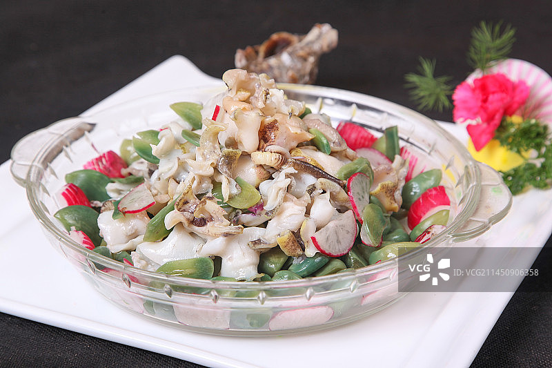 温拌海螺片图片素材