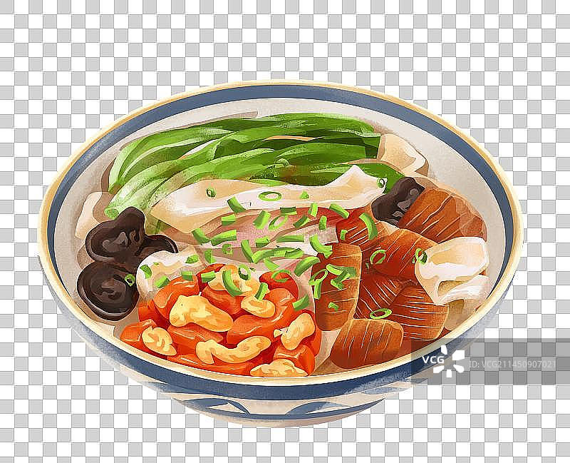 陕西西安传统美食之biangbiang面图片素材