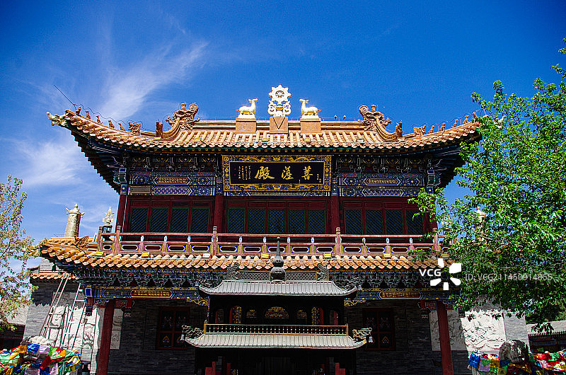 呼和浩特大召无量寺图片素材