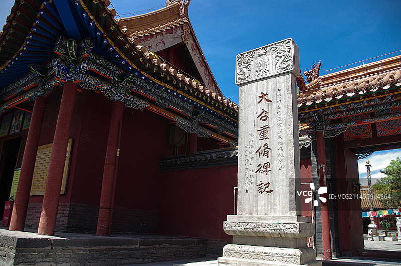 呼和浩特大召无量寺图片素材