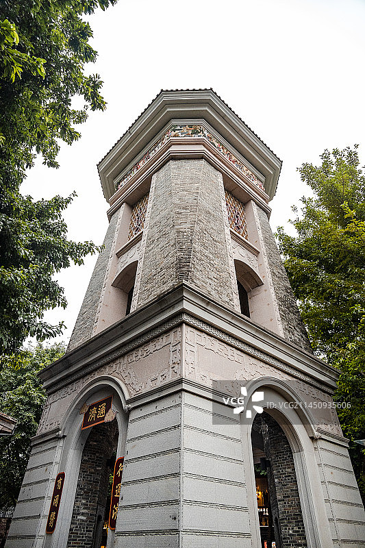 中国广东省佛山市禅城区祖庙大街岭南天地图片素材