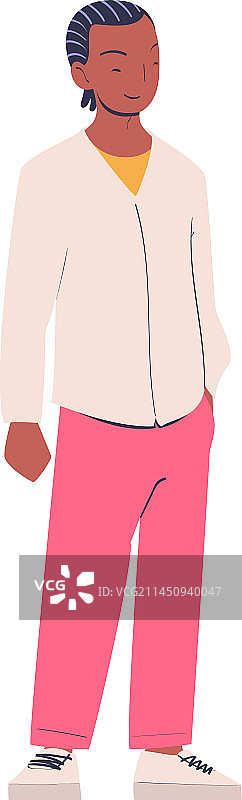 时尚非裔美国男人图片素材