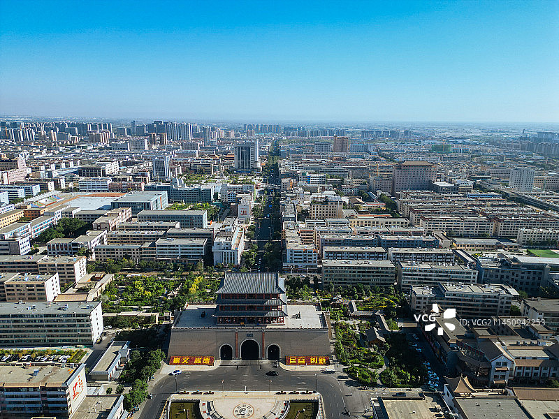 武威 南城门广场 文化广场 凉州区 鸠摩罗什寺图片素材