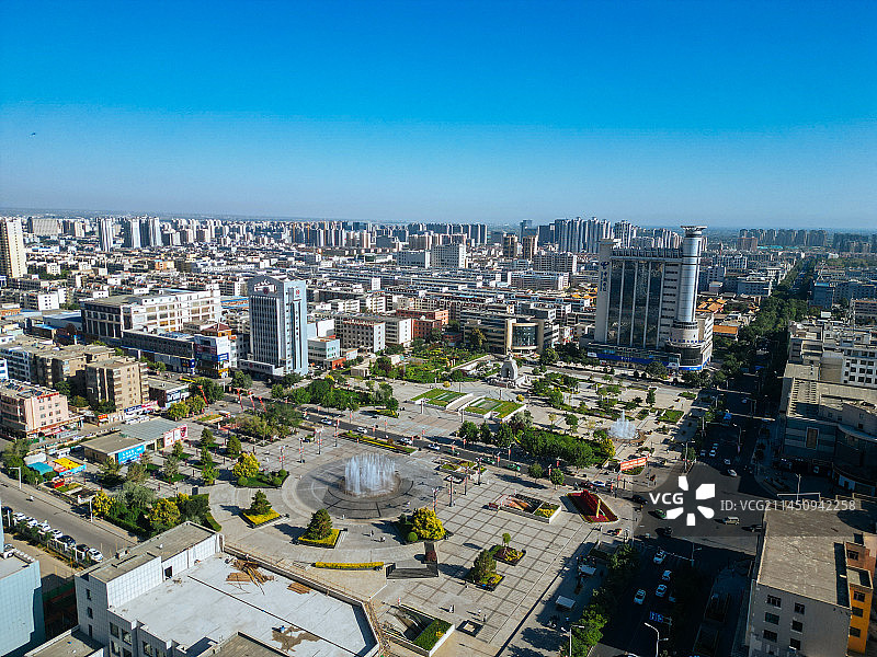 武威 南城门广场 文化广场 凉州区 鸠摩罗什寺图片素材