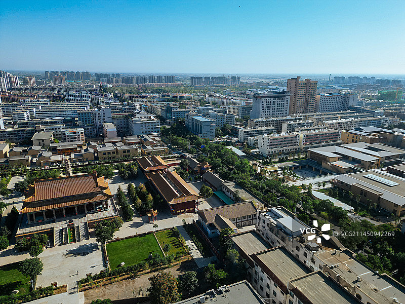 武威 南城门广场 文化广场 凉州区 鸠摩罗什寺图片素材