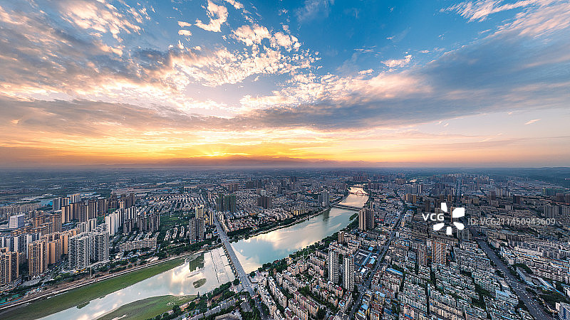 德阳城市航拍图片素材