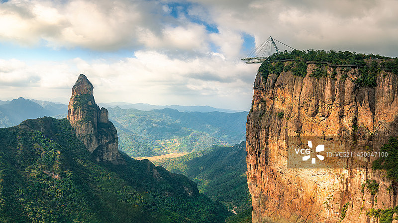 浙江台州仙居神仙居风景观音峰图片素材