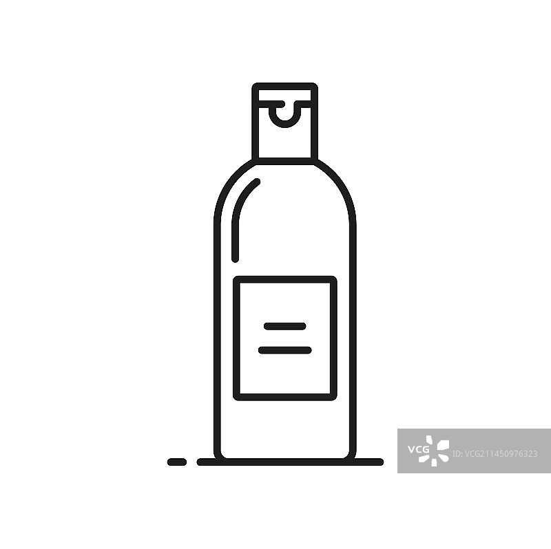 乳液瓶图标洗发水或化妆品容器图片素材