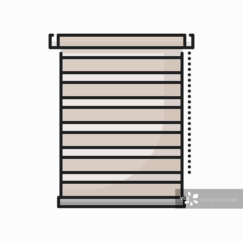 百叶窗帘图标图片素材