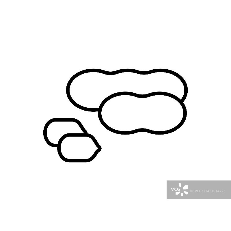 花生图标，零食符号图片素材