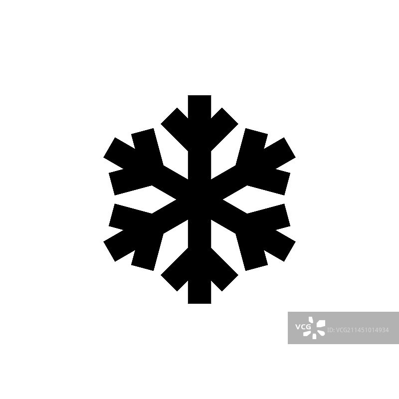 雪花极简符号图片素材