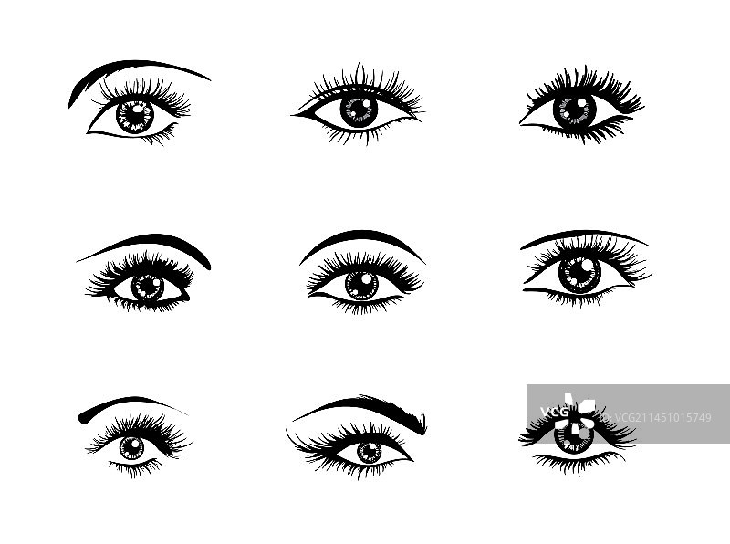 眼睛图标视觉符号眼科医生图片素材