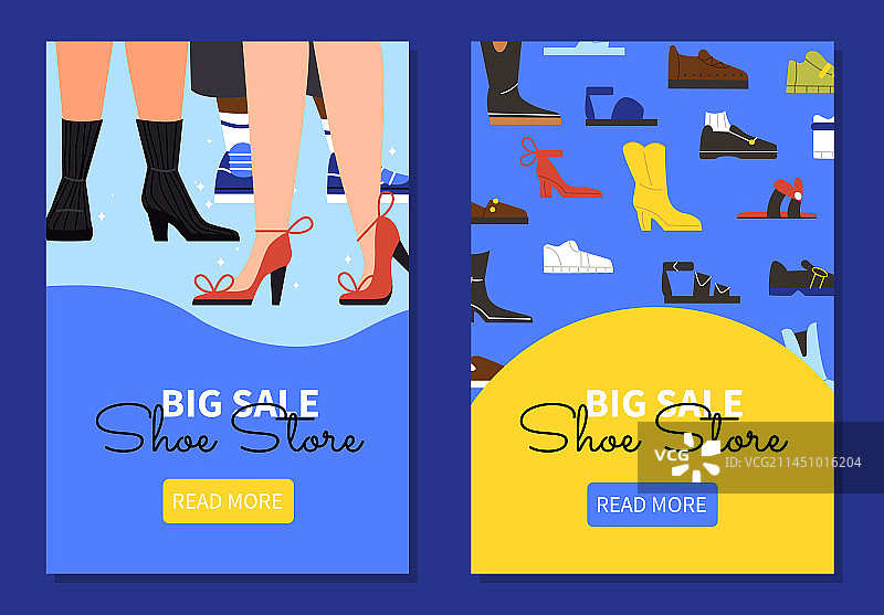 鞋子宣传单图片素材