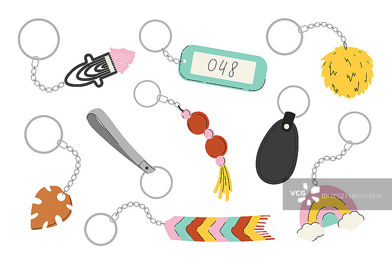 各种小饰品套装图片素材