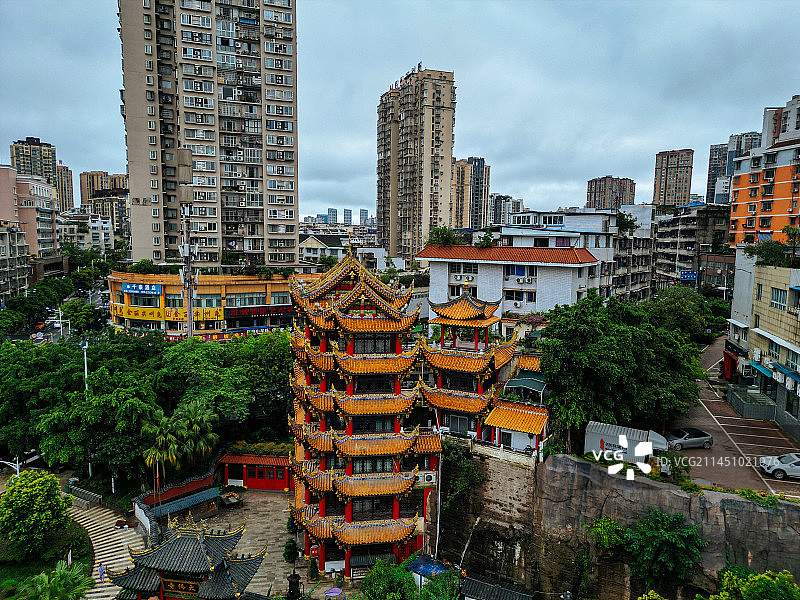 内江 大佛寺 西林大桥 大洲广场 内江外滩 天润大厦 大千园  古西林寺 桐梓大桥图片素材