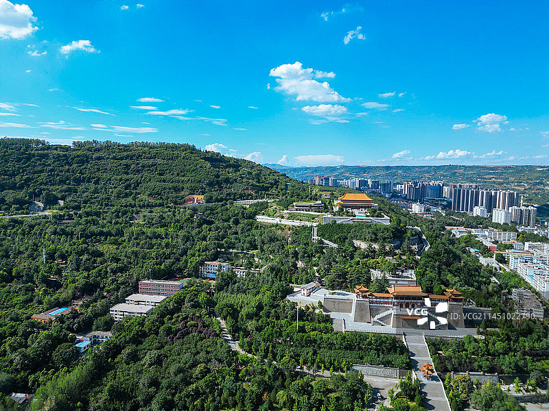 宝鸡 航拍 金台观 金台区 渭河公园 胜利大桥 人民公园 体育馆 金渭大桥 文化艺术中心图片素材