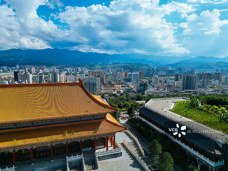 宝鸡 航拍 金台观 金台区 渭河公园 胜利大桥 人民公园 体育馆 金渭大桥 文化艺术中心图片素材