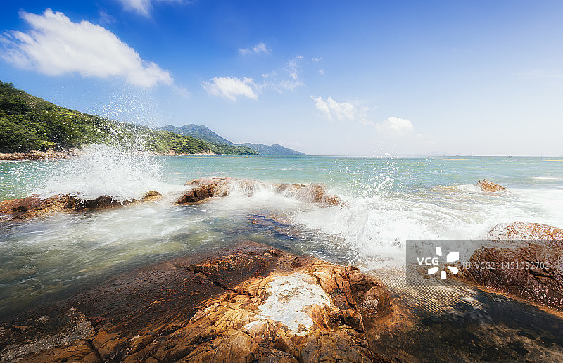 南丫岛的海湾图片素材