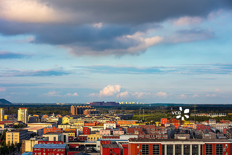 昌平沙河城市风光图片素材