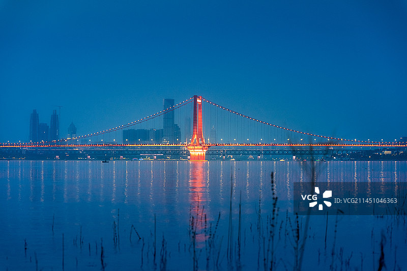 蓝调鹦鹉洲图片素材