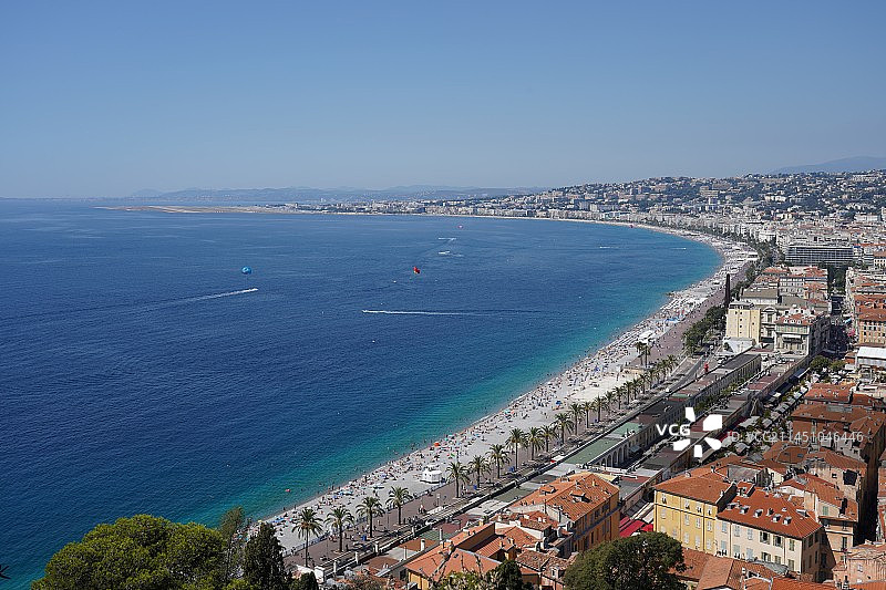 南法海边小城尼斯图片素材