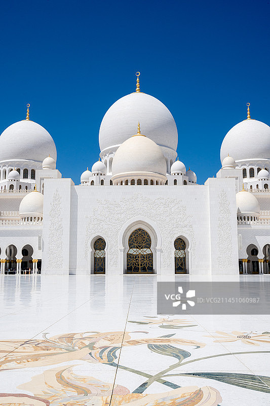 阿布扎比清真寺图片素材