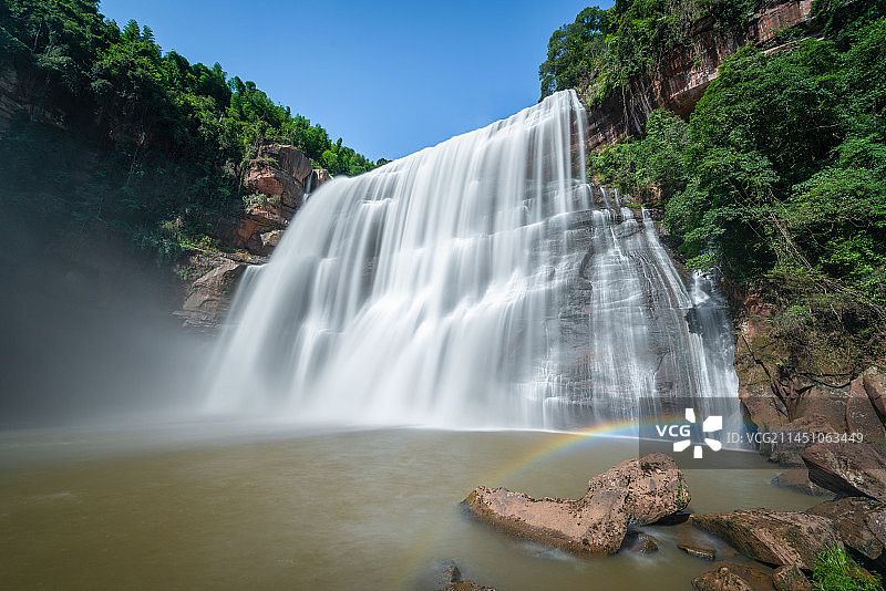 赤水大瀑布图片素材