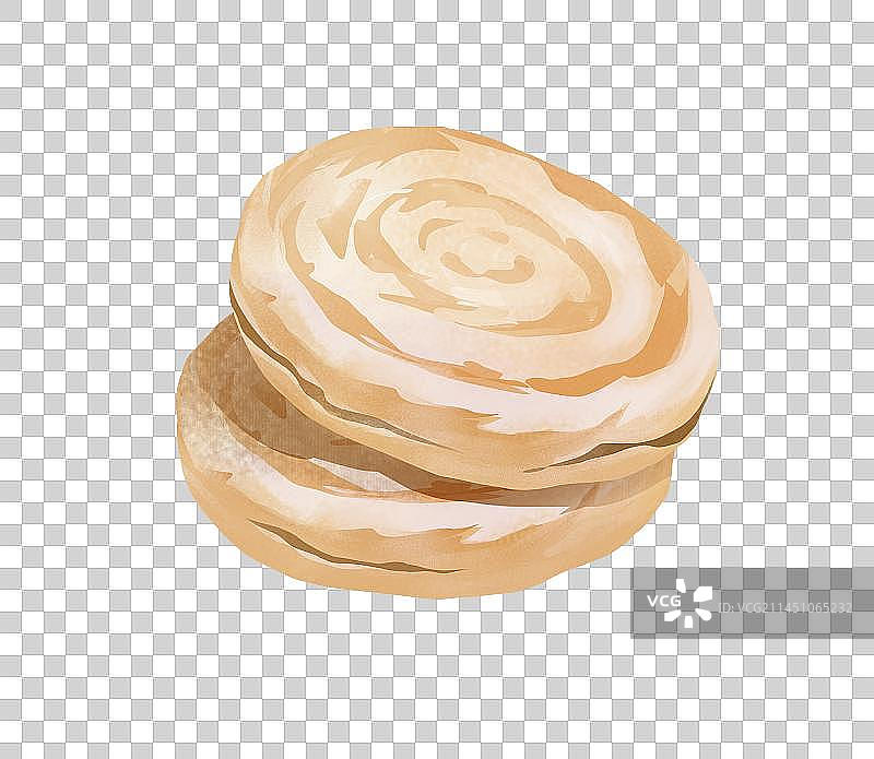 西安特色美食之 陀陀馍图片素材