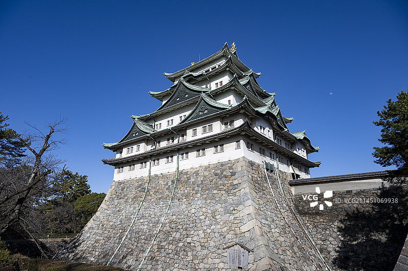 日本名古屋城图片素材