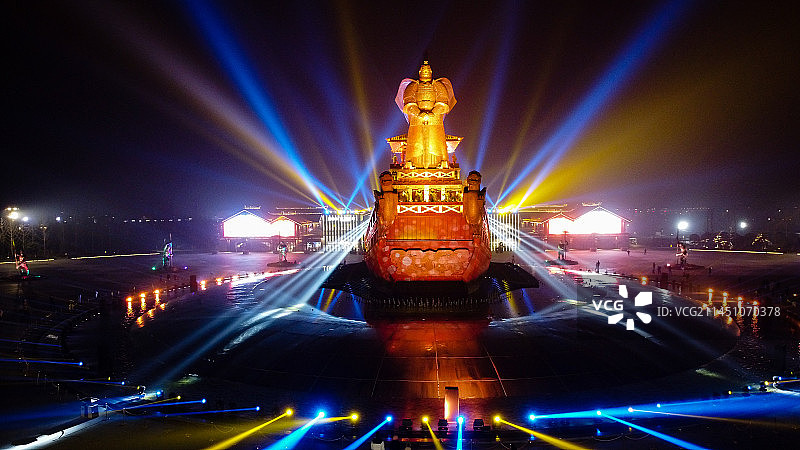 西安昆明池图片素材