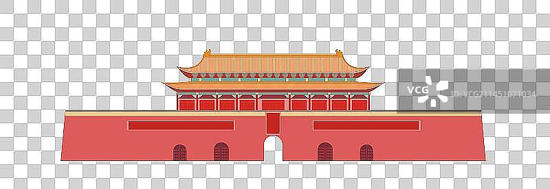 国风地标系列—北京天安门图片素材