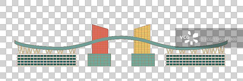 国风地标系列—深圳市民中心图片素材