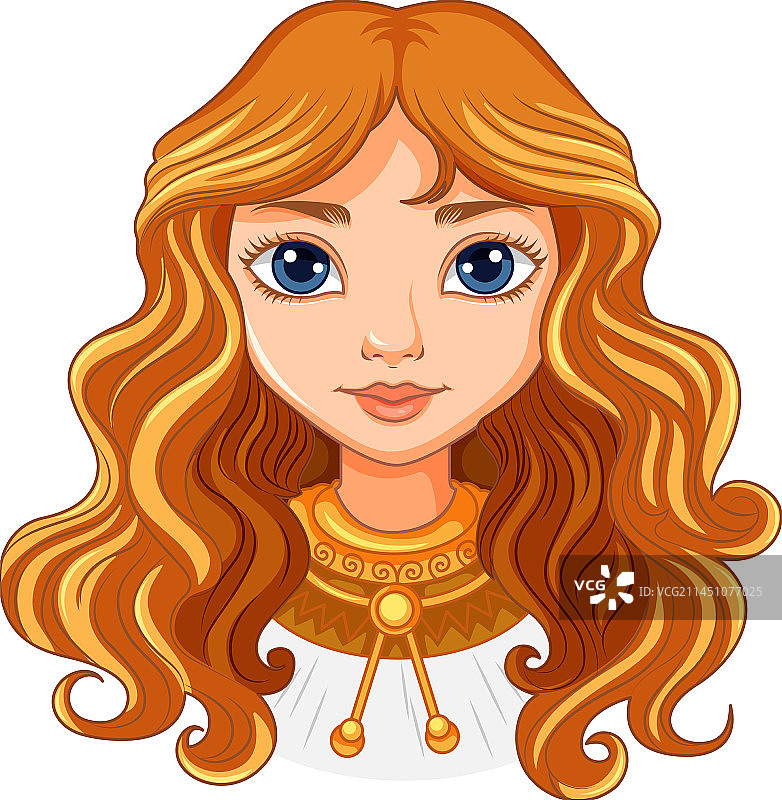 漂亮的女人肖像隔离图片素材