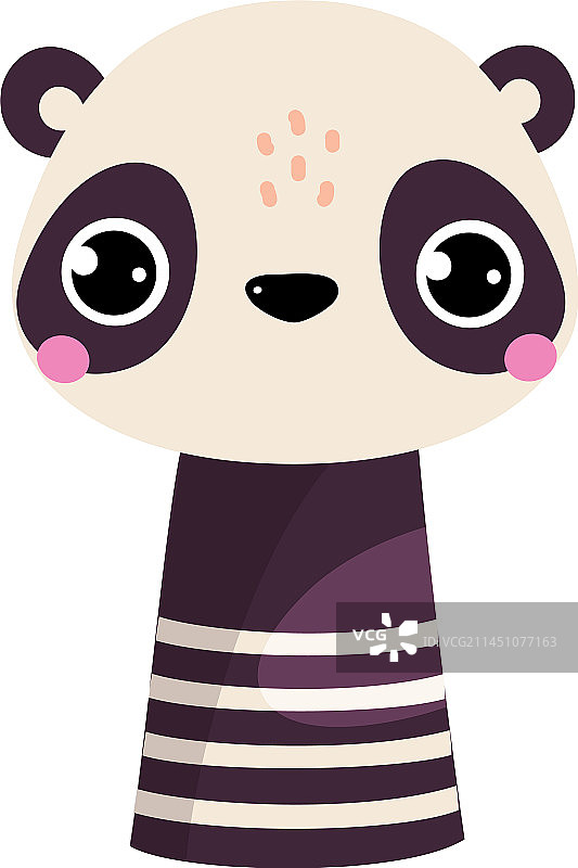 熊猫手指玩具和娱乐木偶图片素材