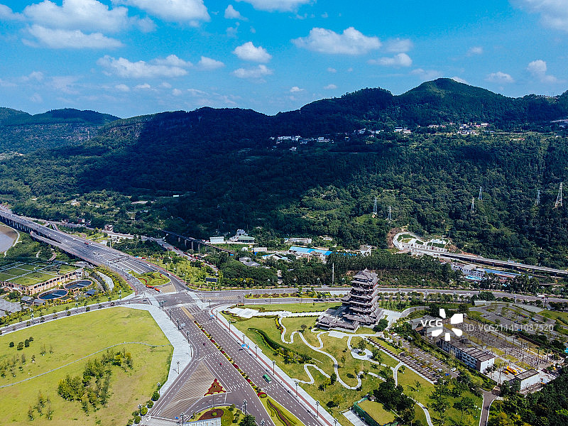 宜宾 宜宾东楼 长江大桥 国际会议中心 长江公园 华侨城长江公馆 合江门 丽雅江宸图片素材