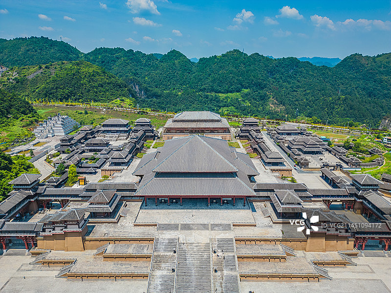 都匀市都匀秦汉影视城景点图片素材