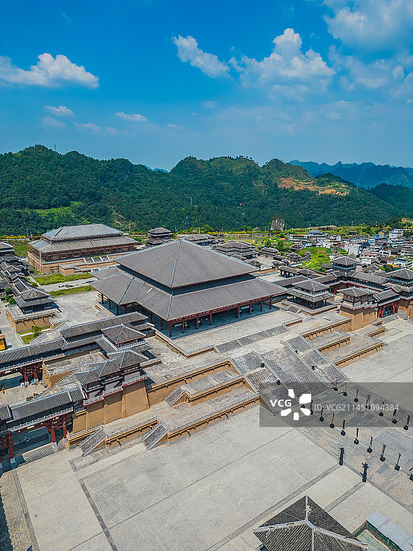 都匀市都匀秦汉影视城景点图片素材