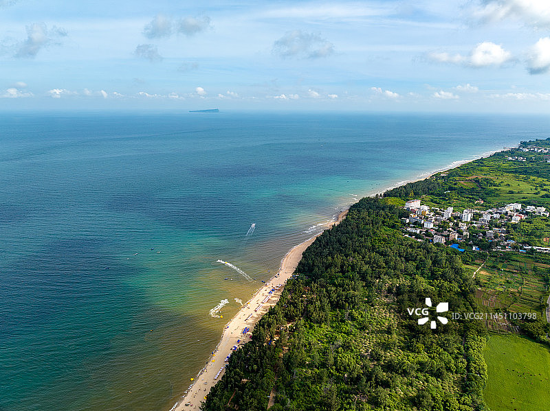 斜阳岛与涠洲岛图片素材