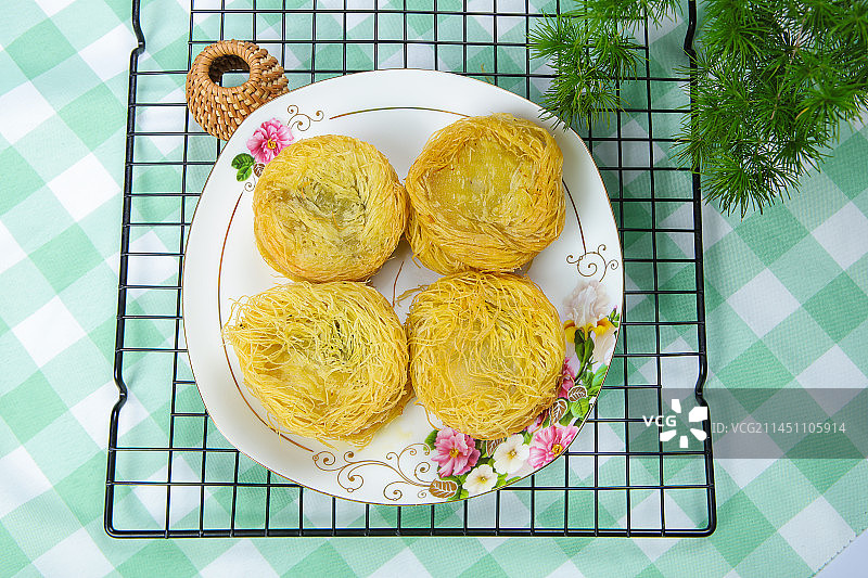 入口即化的金丝饼图片素材