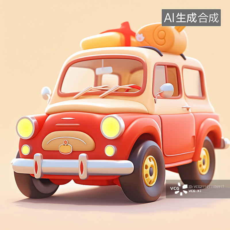【AI数字艺术】汽车插画图片素材