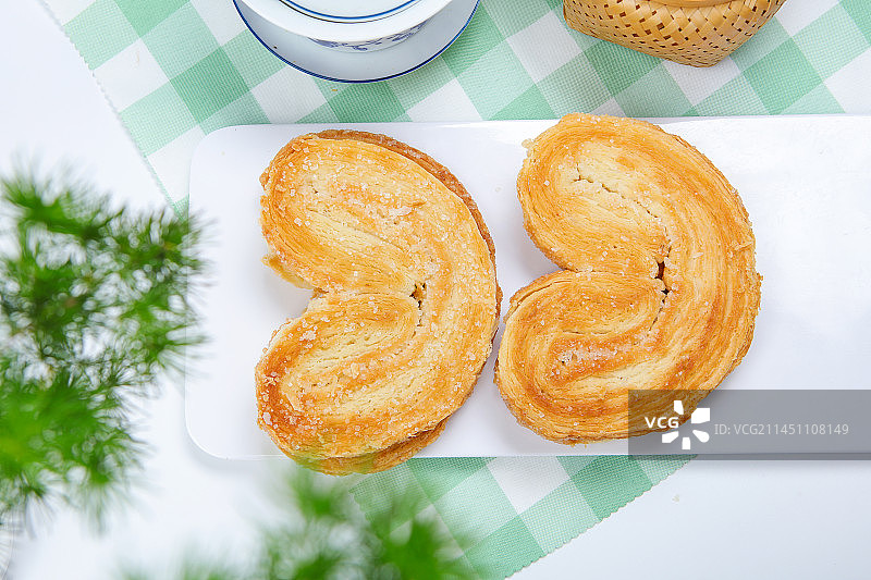 层次分明的马蹄酥图片素材