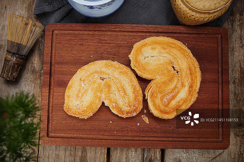 层次分明的马蹄酥图片素材