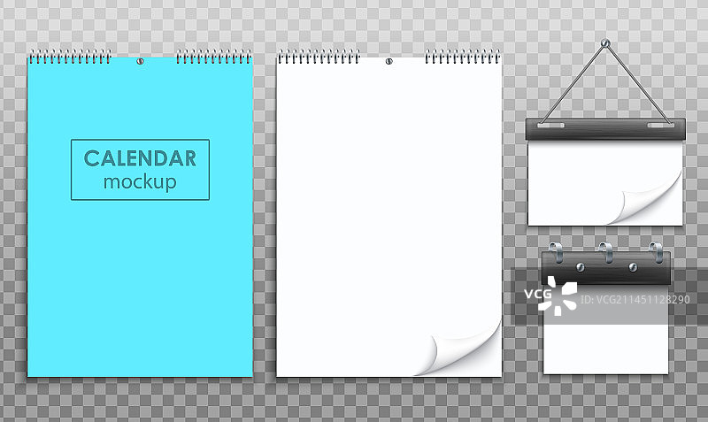 日历模型样机合集图片素材