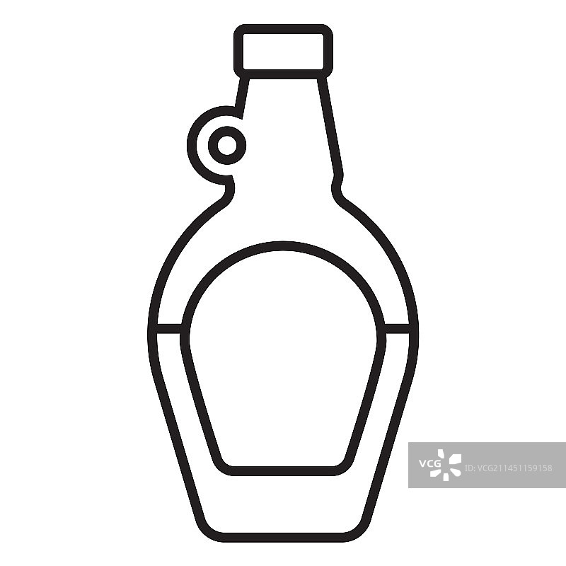 简约笔触的饮料瓶图片素材