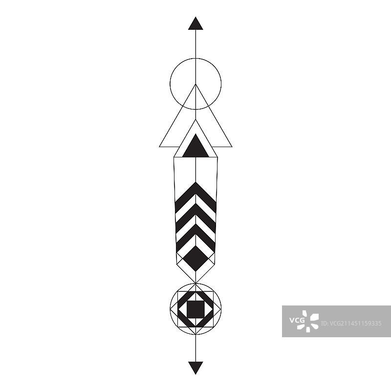 波西米亚部落细条纹装饰图片素材