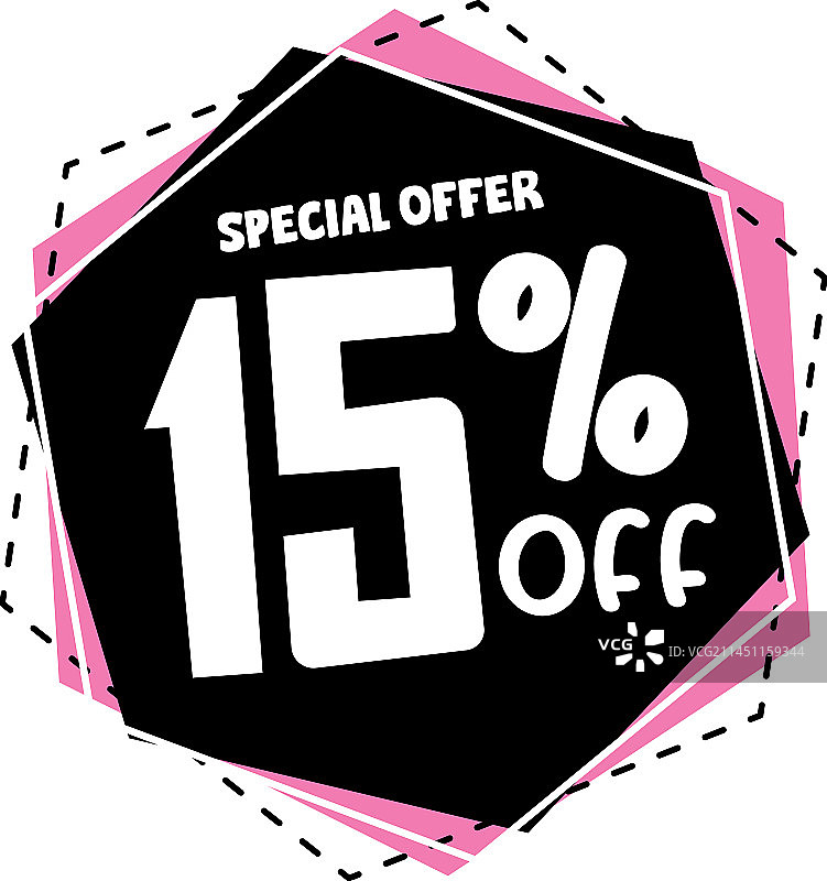15折特别优惠折扣banner设计图片素材