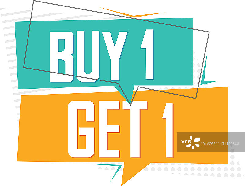 买一送一促销banner设计图片素材