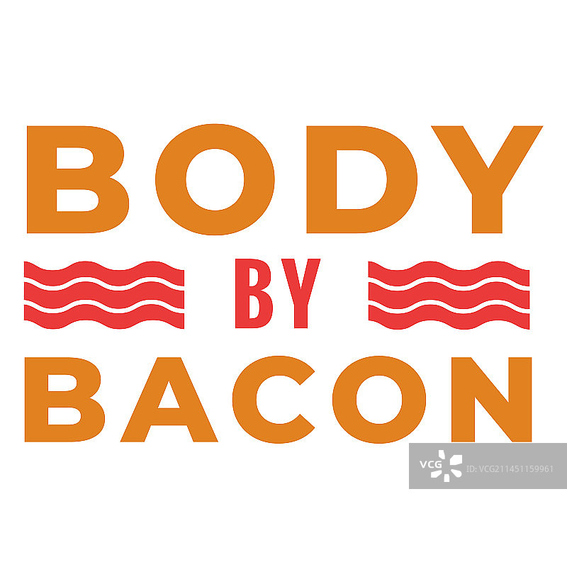 培根健身短语图片素材