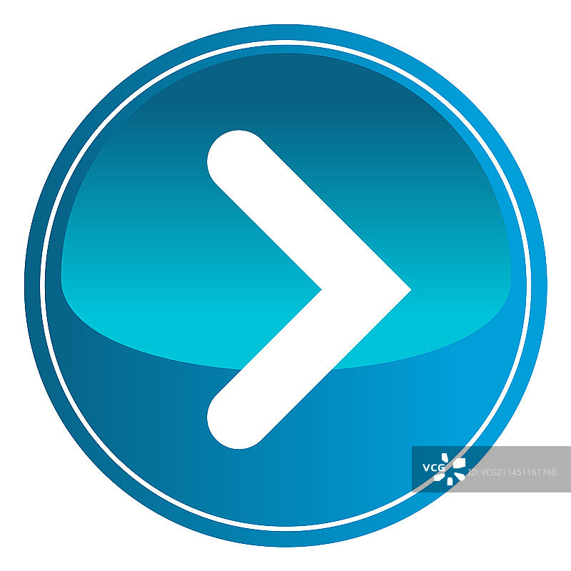 蓝色圆形播放按钮图片素材