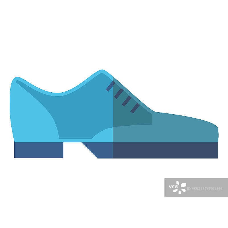 蓝色鞋子服装图片素材